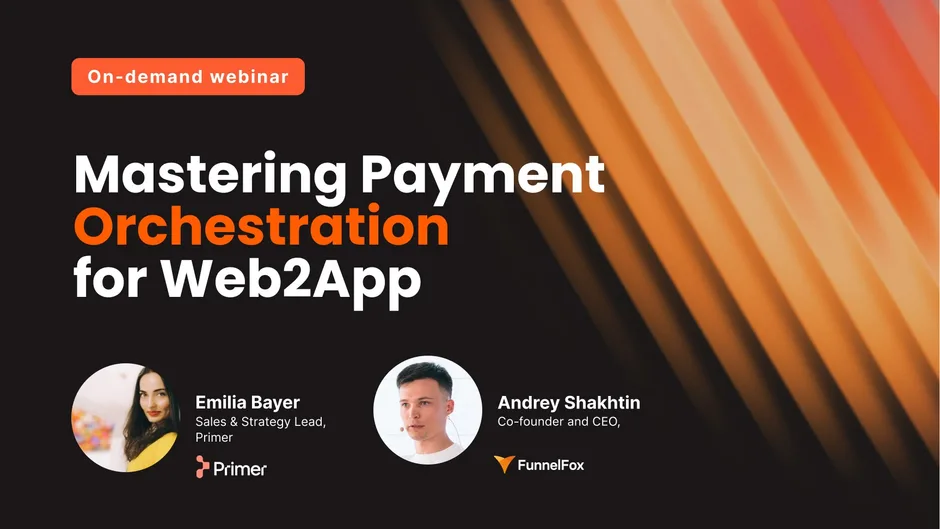 Mastering web2app orchestration